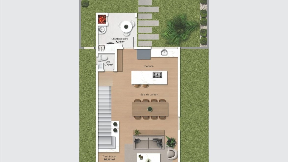 Ariribá Houses – Apartamento com 4 dormitórios (sendo 4 suítes) à venda em Bal. Camboriú – Ariribá com 202 m²
