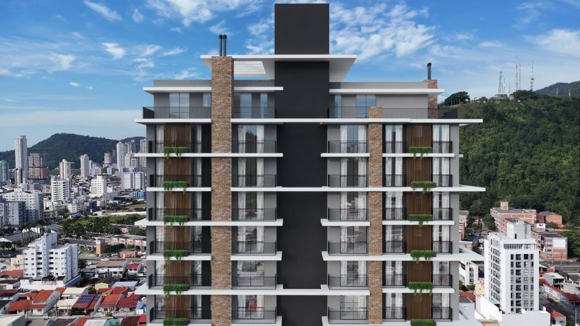 Now Residence – Apartamento com 1 dormitório à venda em Itajaí – Centro com 43 m²