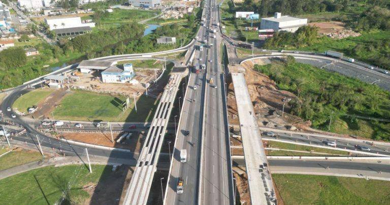 Liberação do Segundo Elevado do Trevo da Rodovia Antônio Heil