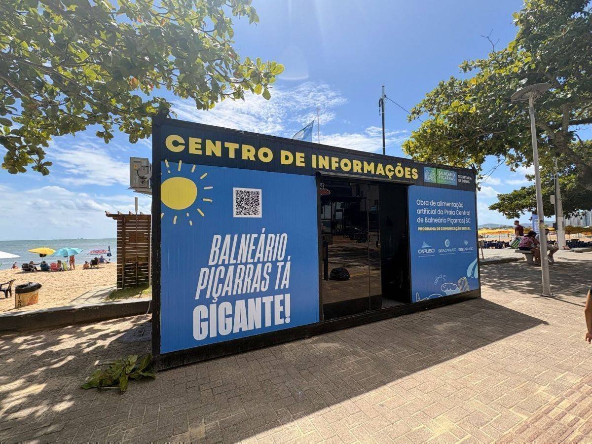 Alargamento da Praia em Balneário Piçarras: R$38 milhões e 60 dias para ampliar a faixa de areia