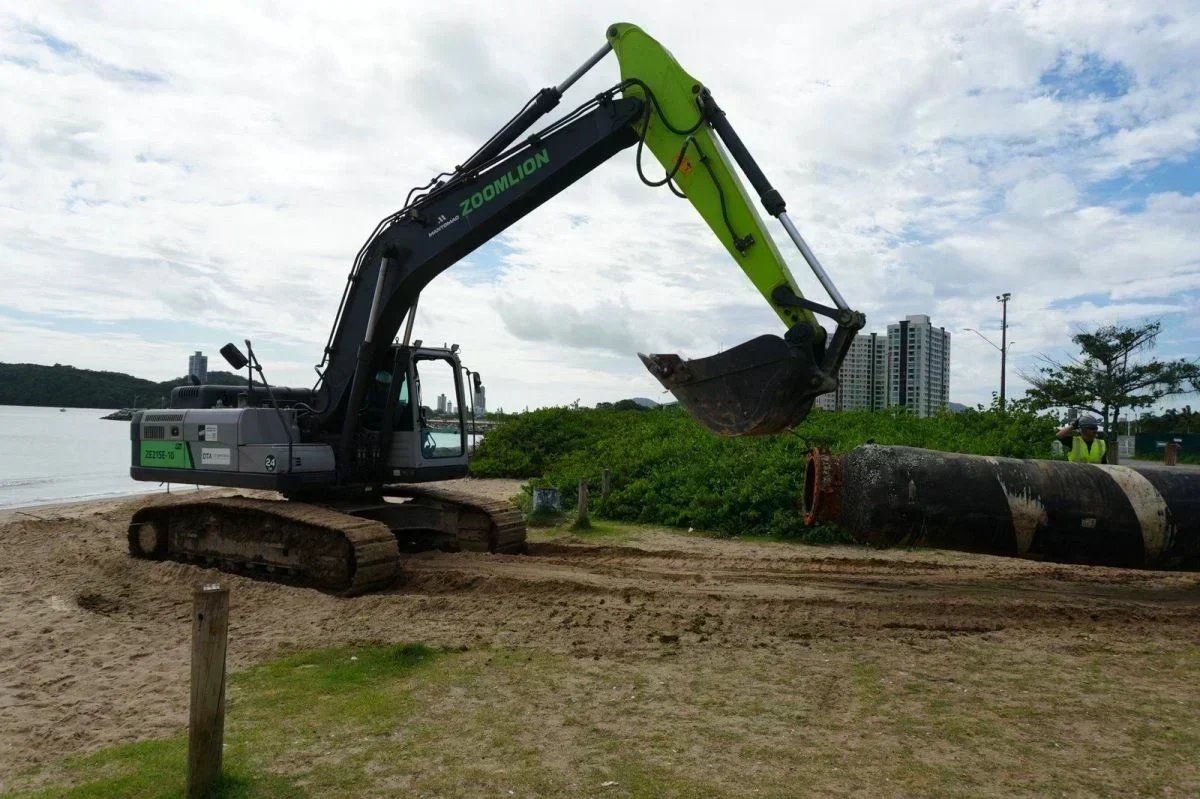 Balneário Piçarras amplia sua praia em 30 metros com investimento de R$38 milhões