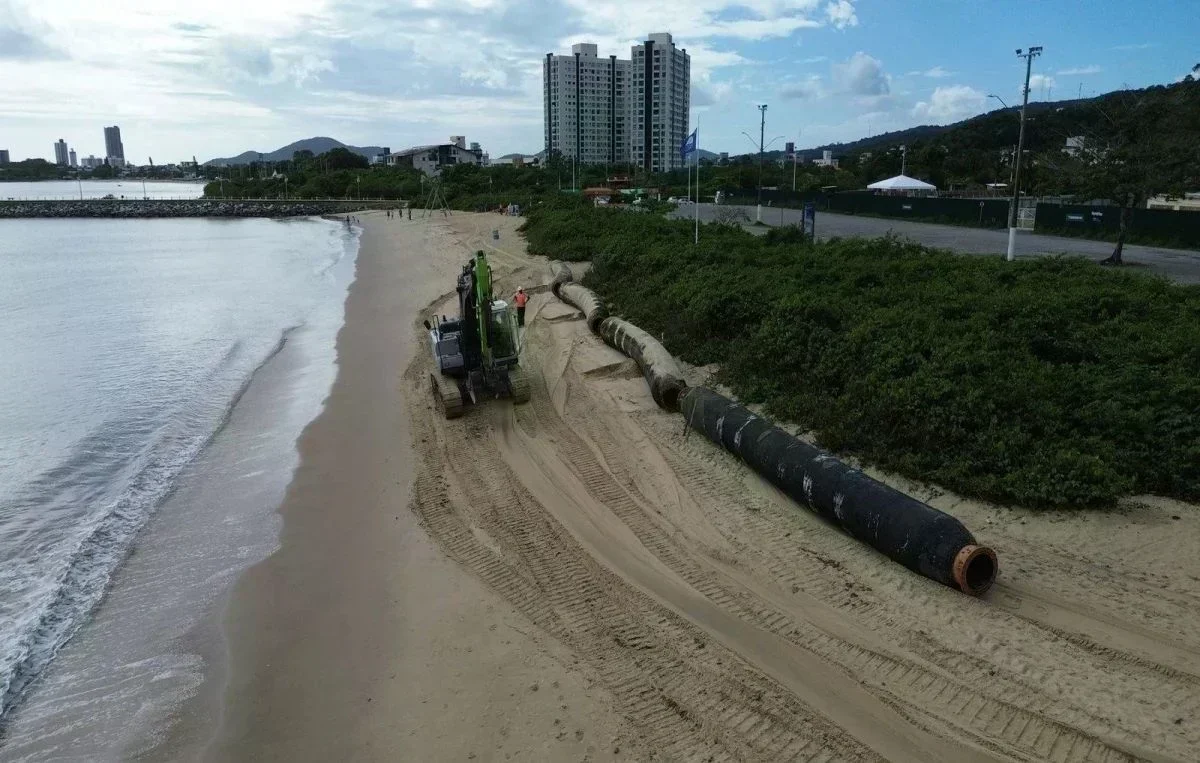 Balneário Piçarras investe R$ 40 milhões para alargar praia em 30 metros a partir de janeiro de 2026