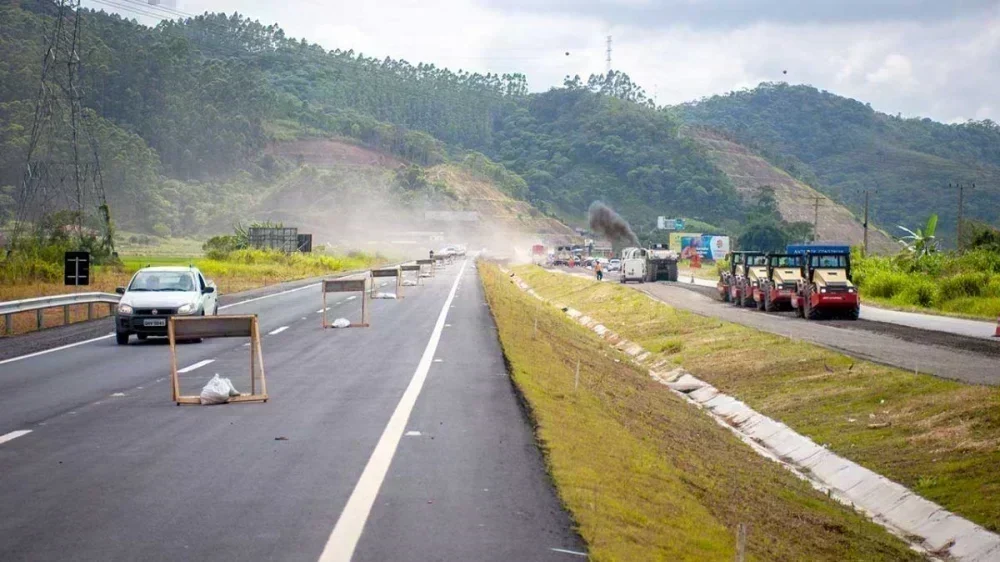 Interdição da BR-470 em Blumenau: obras de duplicação começam em 12 de janeiro de 2026
