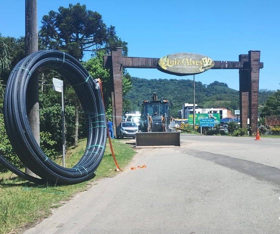 Nova adutora em Luiz Alves promete abastecimento reforçado para 300 famílias em 2026