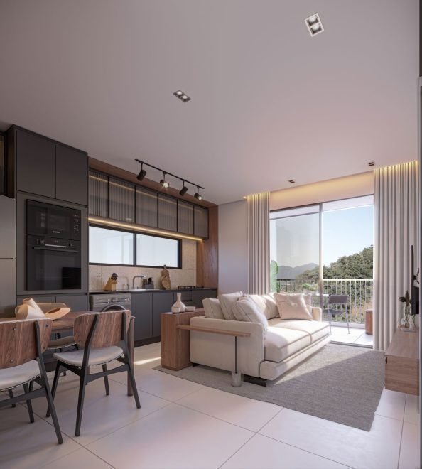 Parque Camboriú – Duplex com 1 dormitório (sendo 1 suíte) à venda em Camboriú – Centro com 64 m²