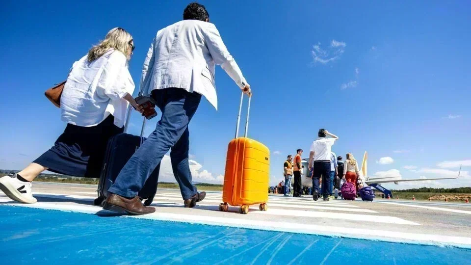 Santa Catarina registra 8,5 milhões de passageiros aéreos em 2025 e impulsiona o turismo