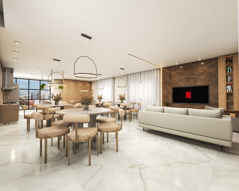 Residencial Revine Lago – Cobertura com 3 dormitórios (sendo 1 suíte) à venda em Navegantes – Gravata com 86 m²