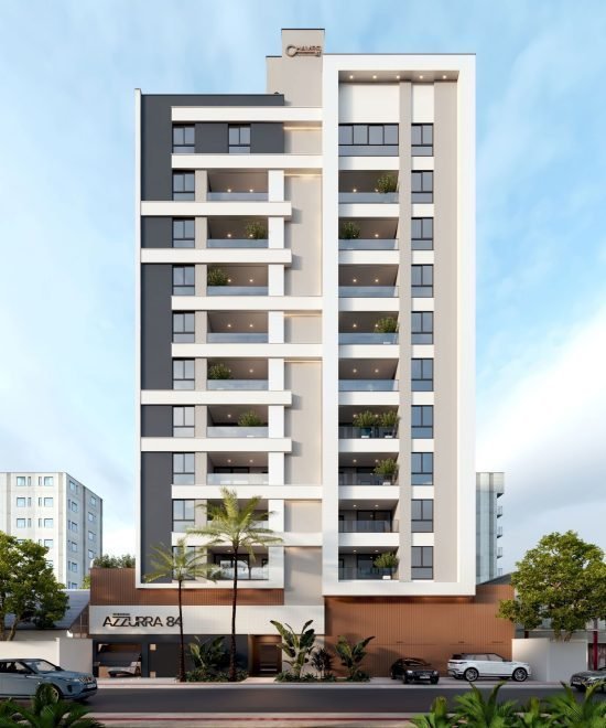 Residencial Azzurra – Apartamento Garden com 2 dormitórios (sendo 2 suítes) à venda em Navegantes – Centro com 133 m²