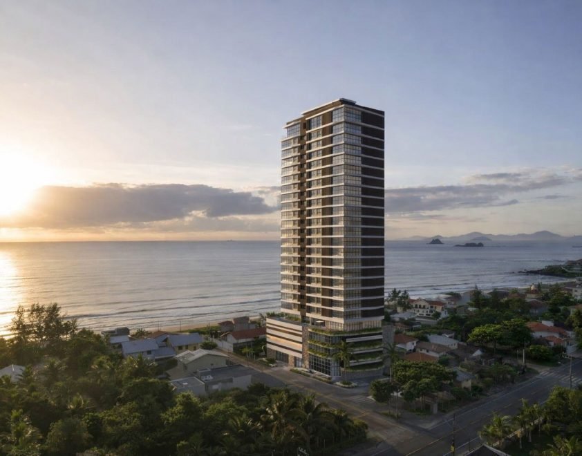 Plaza Beach Residence – Apartamento com 4 dormitórios (sendo 2 suítes) à venda em Barra Velha – Itajuba com 160 m²