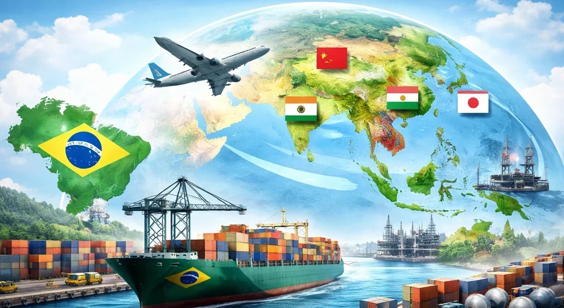 A Ascensão da Ásia nas Importações Brasileiras: Um Novo Cenário