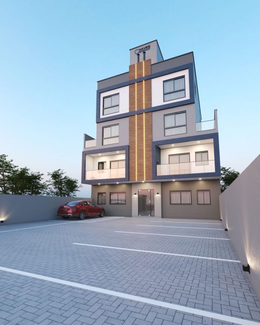 Apartamento com 2 dormitórios (sendo 1 suíte) à venda em Navegantes – São Pedro com 60 m²