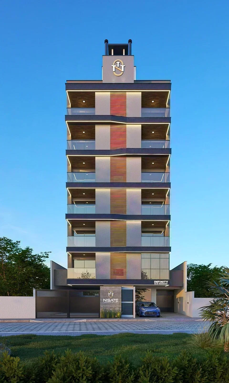 Infinity Blue Residence: Onde o Céu e o Mar se Encontram