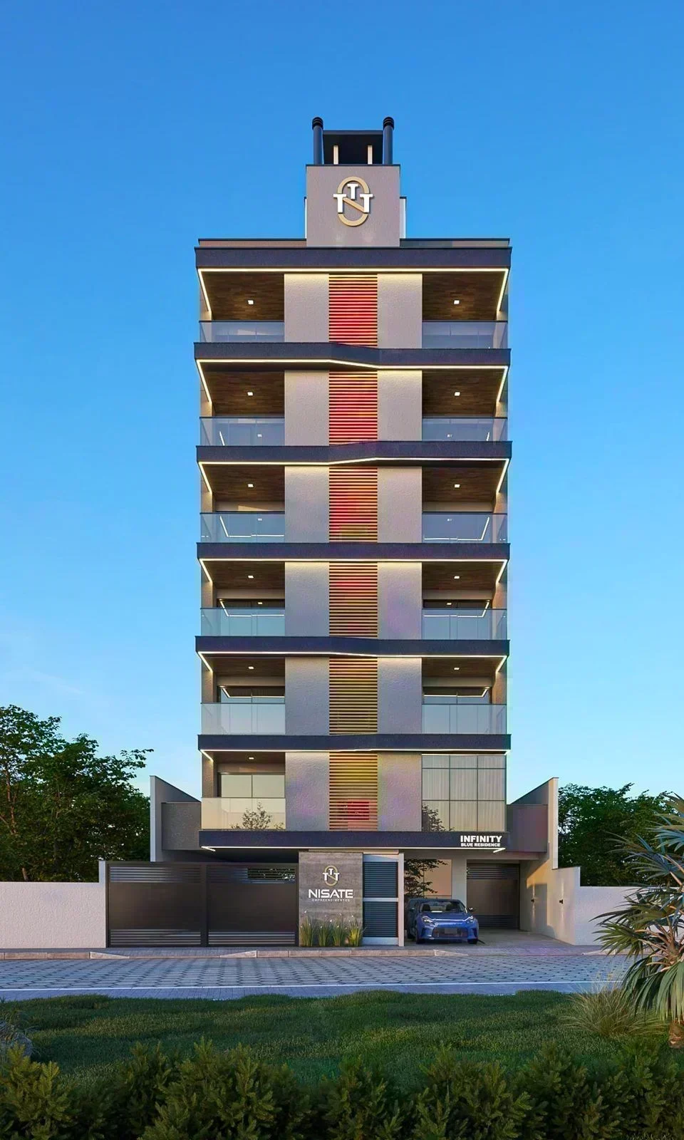 Infinity Blue Residence: Onde o Céu e o Mar se Encontram