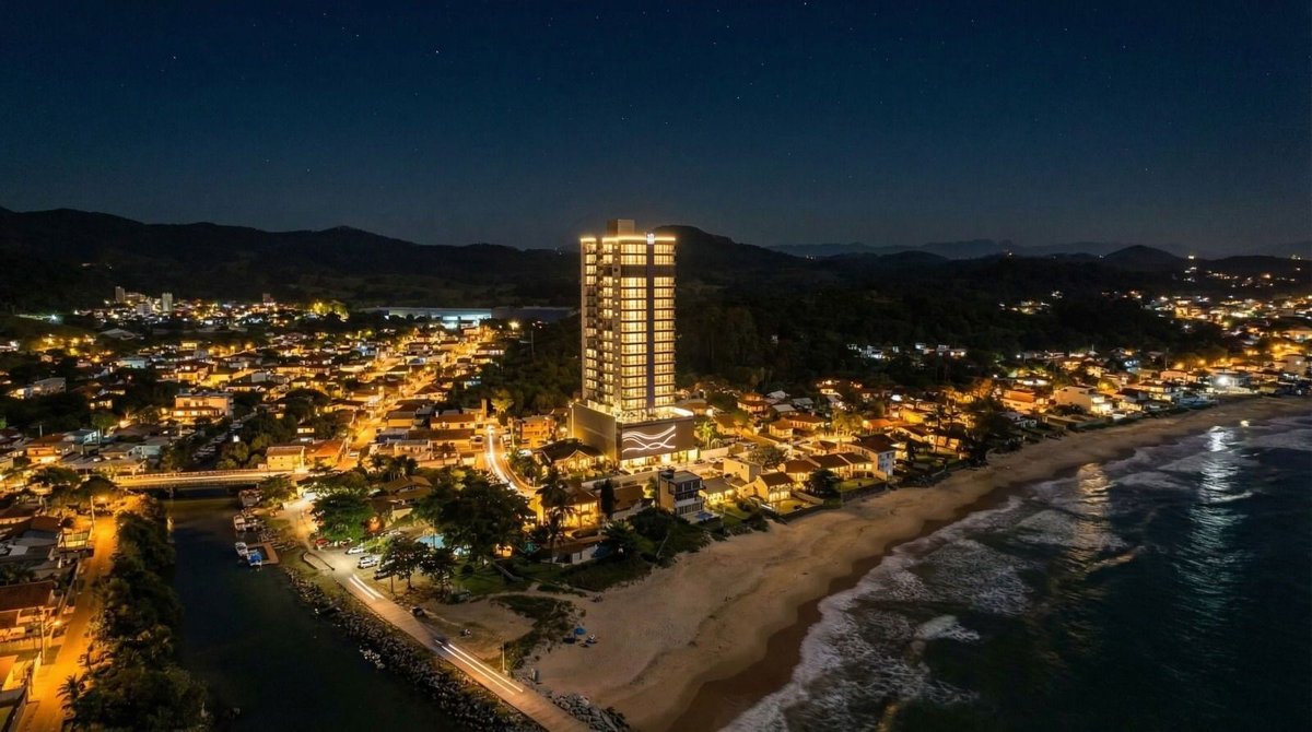 Ozean – Apartamento com 2 dormitórios (sendo 2 suítes) à venda em Barra Velha – Itajuba com 90 m²
