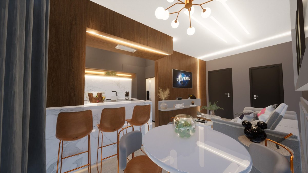 Andron Residence – Apartamento com 1 dormitório (sendo 1 suíte) à venda em Camboriú – Tabuleiro com 55 m²