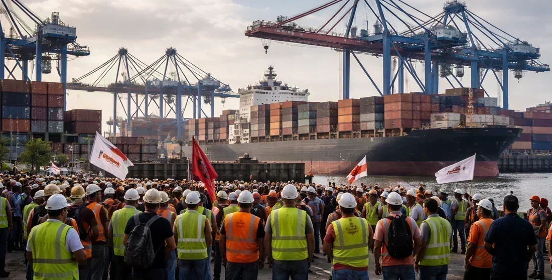 Paralisação no Porto de Santos: A Luta por Exclusividade e Seus Impactos