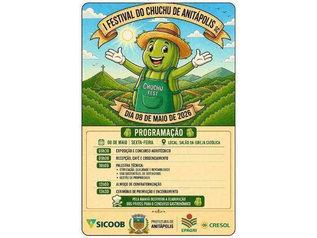 I Festival do Chuchu: Oportunidade Única em Anitápolis